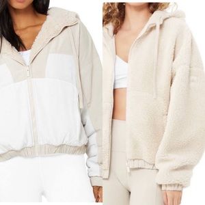 Alo Yoga Duality Reversible Sherpa Jacket Size Small